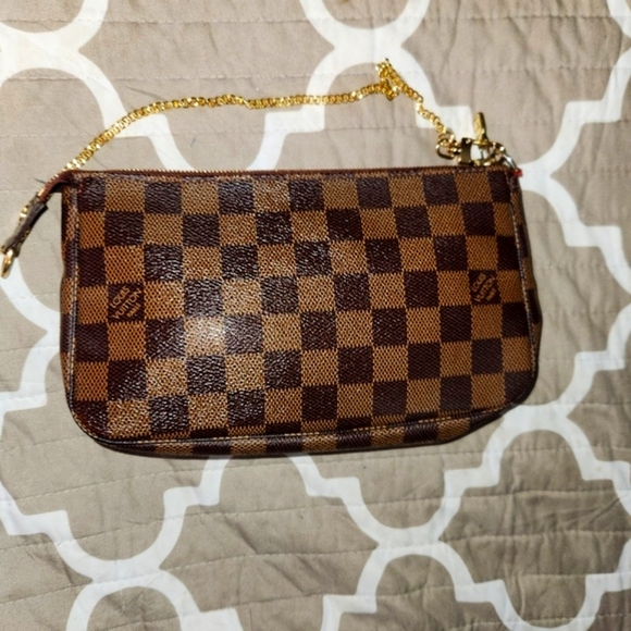 Louis Vuitton Pochette Accessories Damier Ebene Date Stamp CA0162 w/COA - Picture 8 of 14